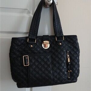 Marc Jacobs large Black Quilted Italy Leather bag